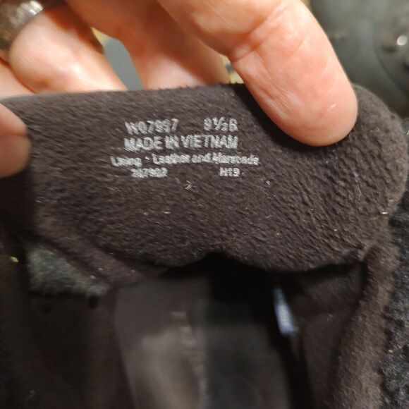 Cole Haan Zero Grand Explorer W07997 Black Leather Hiking Boots Women's Sz 9.5B - Picture 14 of 16